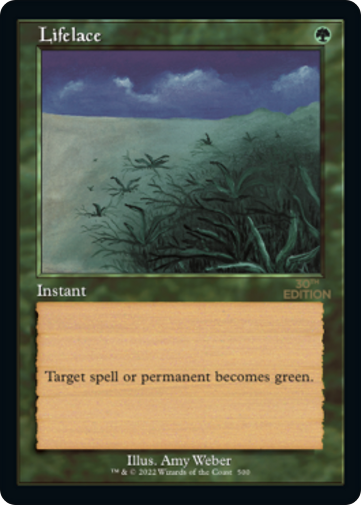 Lifelace (30A-500) - 30th Anniversary Edition - Premium MTG Single from Wizards of the Coast - Just $29.80! Shop now at Game Crave Tournament Store