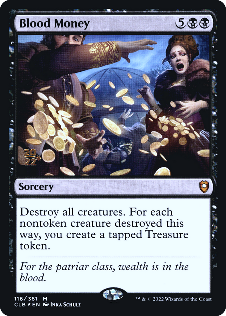 Blood Money (PCLB-116S) - Battle for Baldur's Gate Promos Foil - Premium MTG Single from Wizards of the Coast - Just $1.16! Shop now at Game Crave Tournament Store