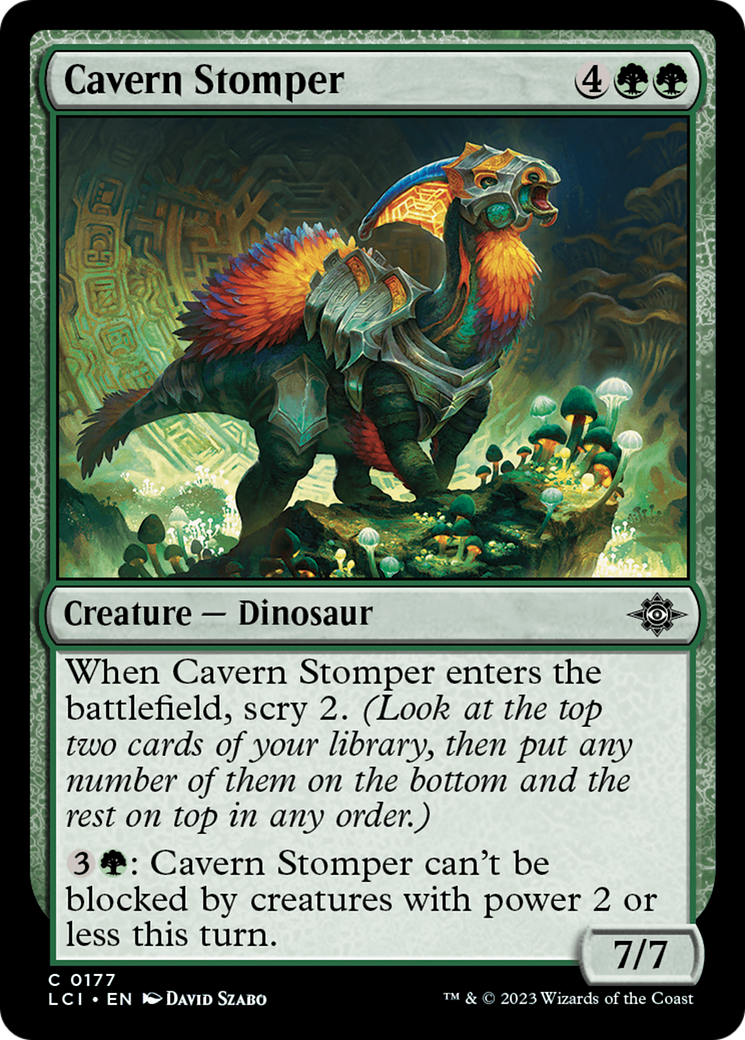 Cavern Stomper (LCI-177) - The Lost Caverns of Ixalan - Premium MTG Single from Wizards of the Coast - Just $0.08! Shop now at Game Crave Tournament Store