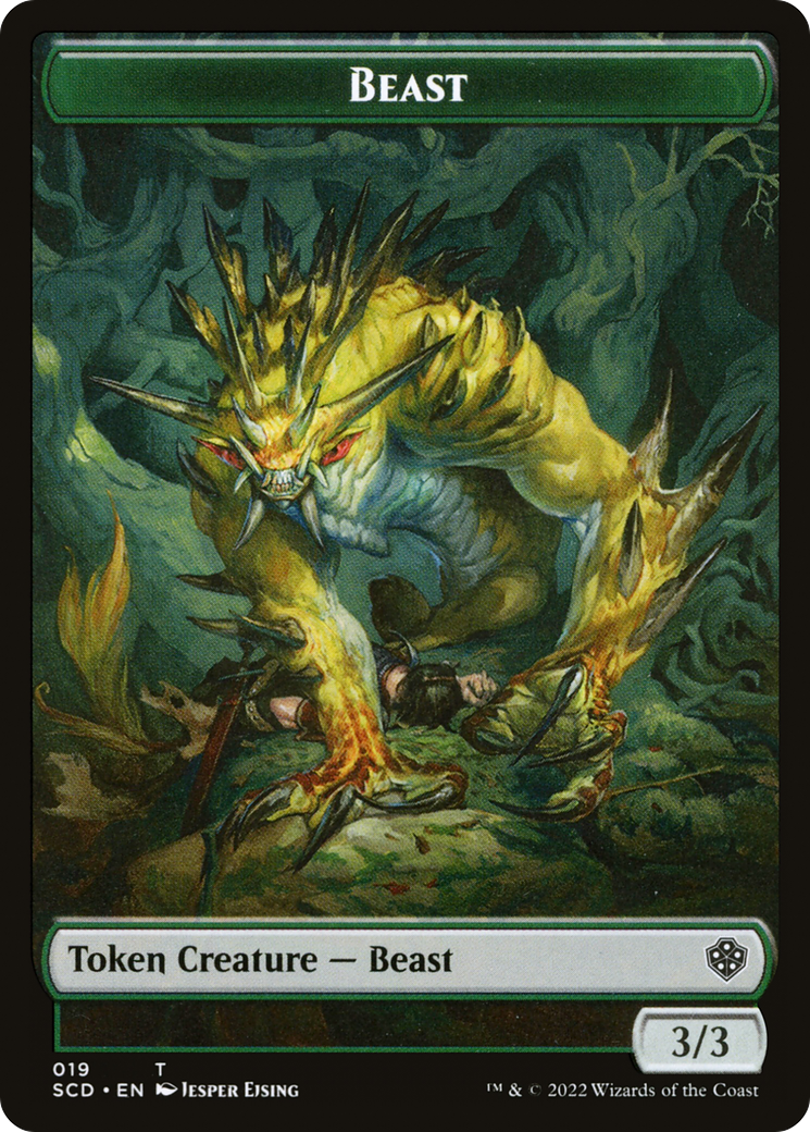 Beast (TSCD-019) - Starter Commander Deck Tokens - Premium MTG Single from Wizards of the Coast - Just $0! Shop now at Game Crave Tournament Store