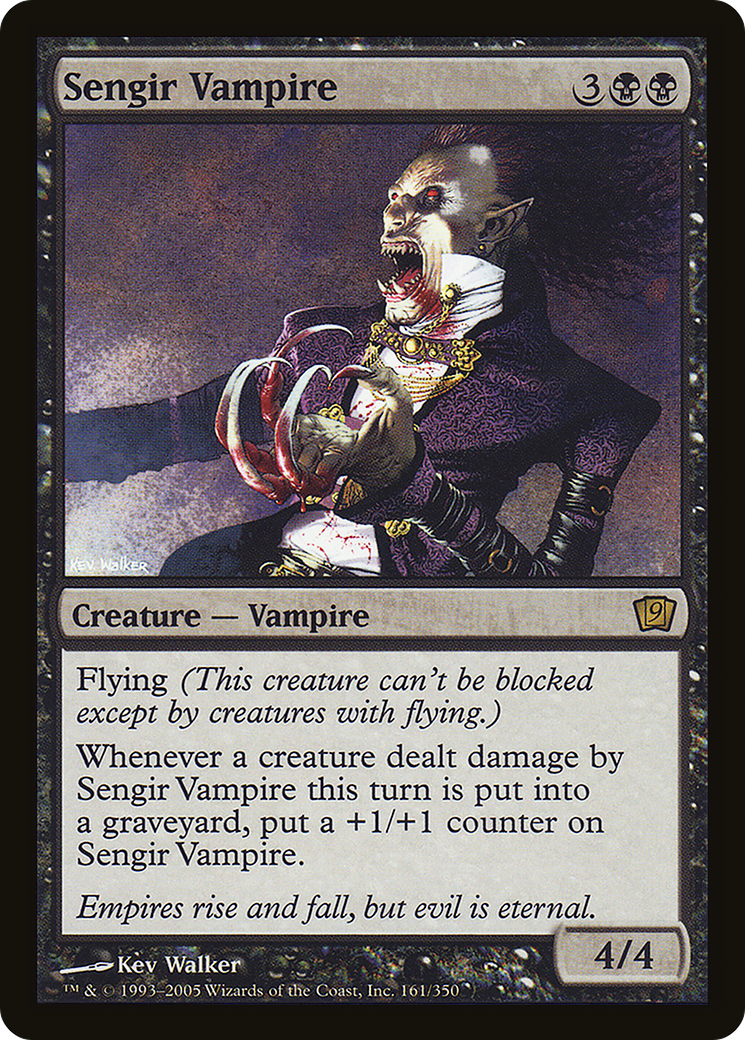 Sengir Vampire (9ED-161★) - Ninth Edition Foil - Premium MTG Single from Wizards of the Coast - Just $0.17! Shop now at Game Crave Tournament Store