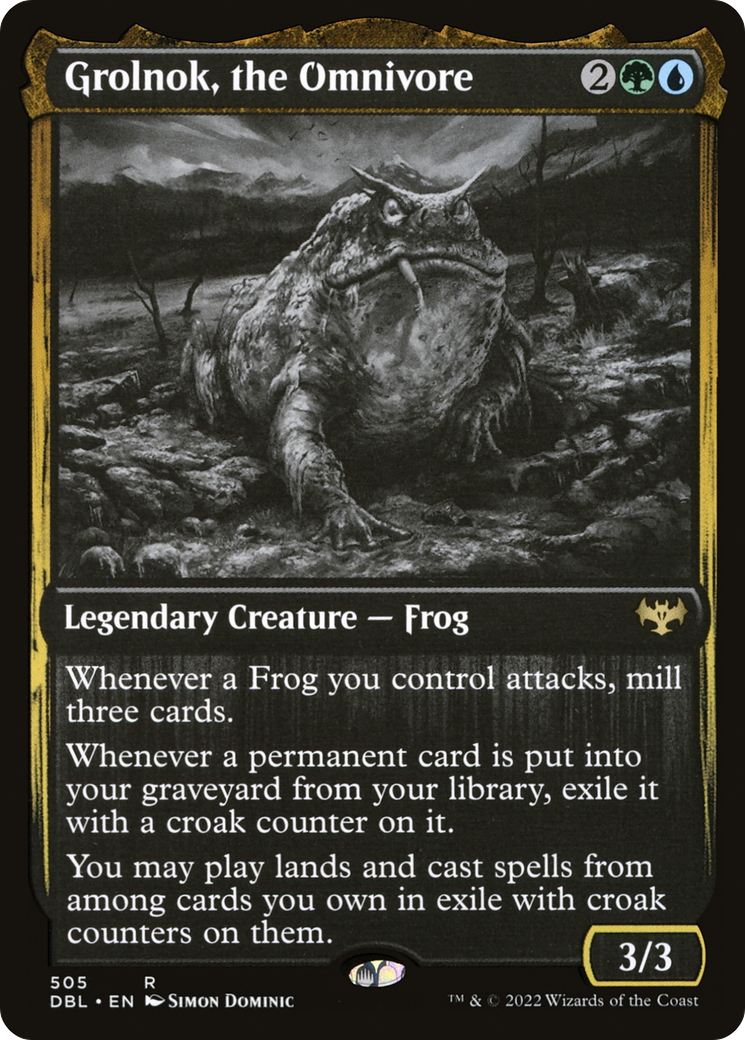 Grolnok, the Omnivore (DBL-505) - Innistrad: Double Feature Foil - Premium MTG Single from Wizards of the Coast - Just $2.16! Shop now at Game Crave Tournament Store