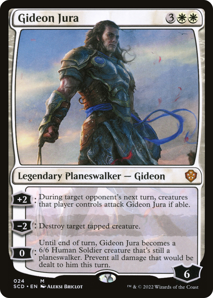 Gideon Jura (SCD-024) - Starter Commander Decks - Premium MTG Single from Wizards of the Coast - Just $0.09! Shop now at Game Crave Tournament Store