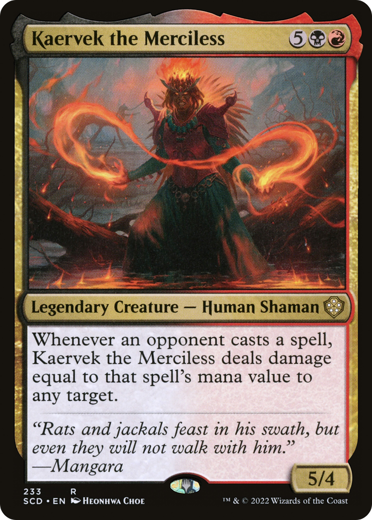 Kaervek the Merciless (SCD-233) - Starter Commander Decks - Premium MTG Single from Wizards of the Coast - Just $0.25! Shop now at Game Crave Tournament Store