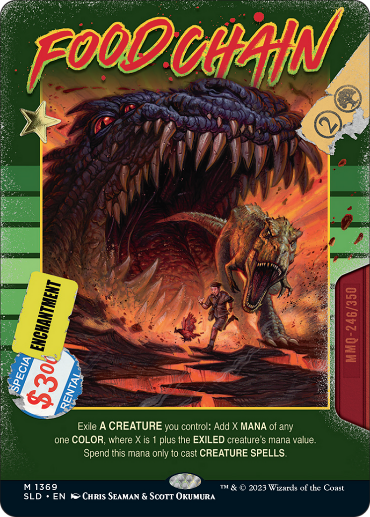 Food Chain (SLD-1369) - Secret Lair Drop: (Full Art) Foil - Premium MTG Single from Wizards of the Coast - Just $7.25! Shop now at Game Crave Tournament Store