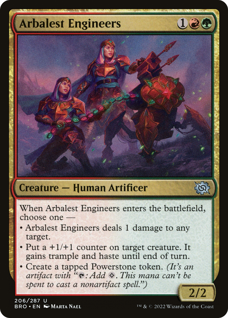 Arbalest Engineers (BRO-206) - The Brothers' War Foil - Premium MTG Single from Wizards of the Coast - Just $0.08! Shop now at Game Crave Tournament Store