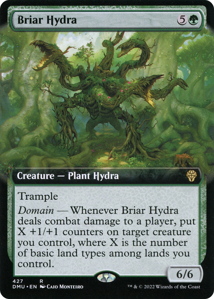 Briar Hydra (DMU-427) - Dominaria United: (Extended Art) - Premium MTG Single from Wizards of the Coast - Just $0.08! Shop now at Game Crave Tournament Store