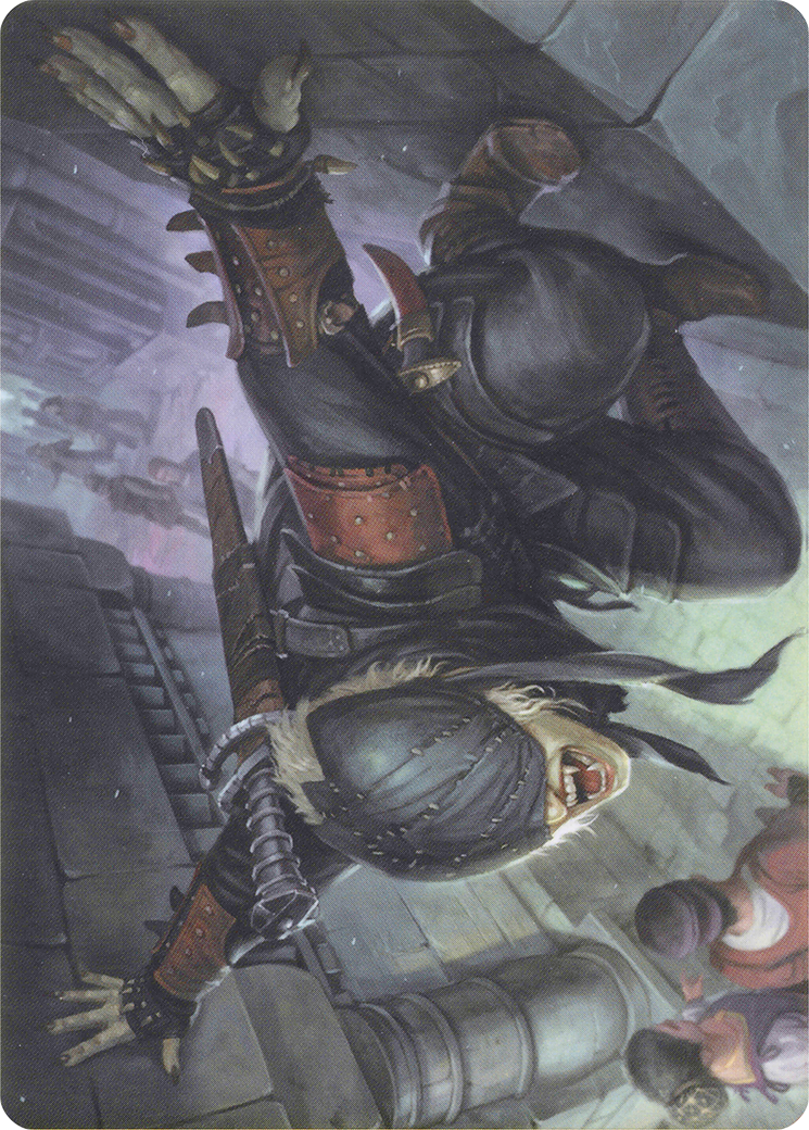 Throatseeker // Throatseeker (AMH1-020) - Modern Horizons Art Series (Borderless) - Premium MTG Single from Wizards of the Coast - Just $0! Shop now at Game Crave Tournament Store