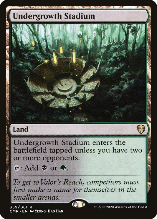 Undergrowth Stadium (CMR-359) - Commander Legends - Premium MTG Single from Wizards of the Coast - Just $1.97! Shop now at Game Crave Tournament Store