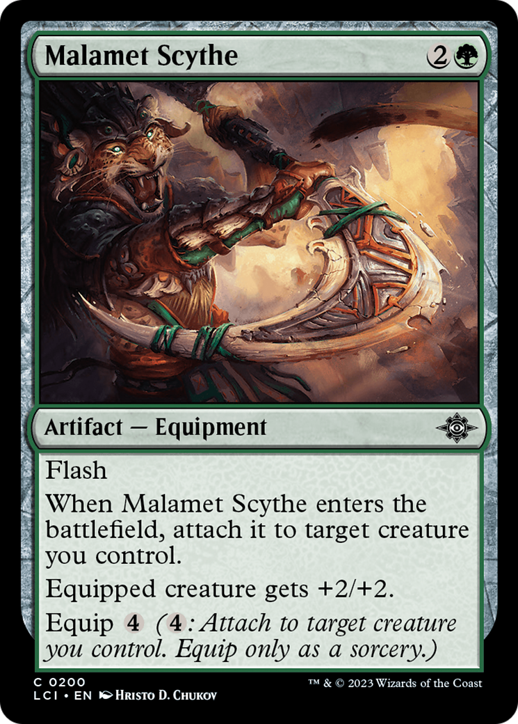 Malamet Scythe (LCI-200) - The Lost Caverns of Ixalan - Premium MTG Single from Wizards of the Coast - Just $0.08! Shop now at Game Crave Tournament Store