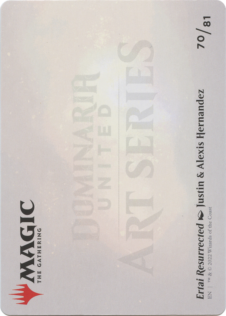 Ertai Resurrected // Ertai Resurrected (ADMU-070) - Dominaria United Art Series (Borderless) Foil - Premium MTG Single from Wizards of the Coast - Just $0! Shop now at Game Crave Tournament Store