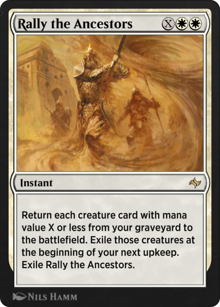 Rally the Ancestors (EA1-002) - Explorer Anthology 1 - Premium MTG Single from Wizards of the Coast - Just $0! Shop now at Game Crave Tournament Store