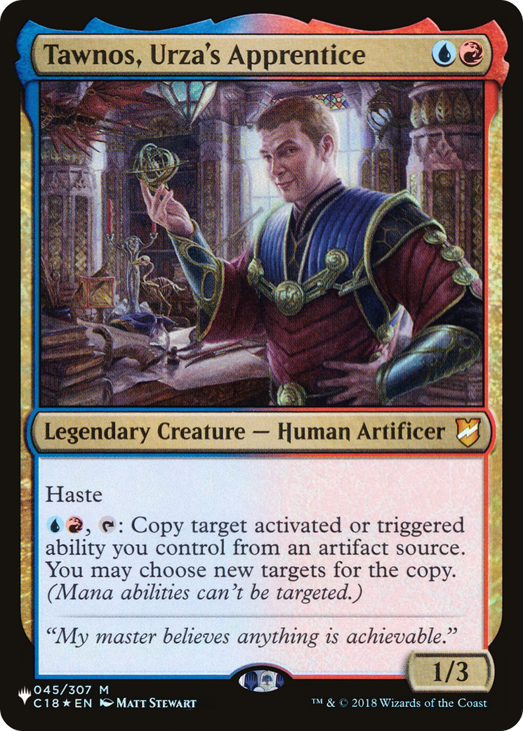 Tawnos, Urza's Apprentice (PLIST-940) - The List - Premium MTG Single from Wizards of the Coast - Just $0.10! Shop now at Game Crave Tournament Store
