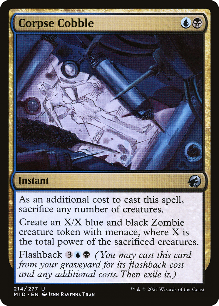 Corpse Cobble (MID-214) - Innistrad: Midnight Hunt Foil - Premium MTG Single from Wizards of the Coast - Just $0.08! Shop now at Game Crave Tournament Store