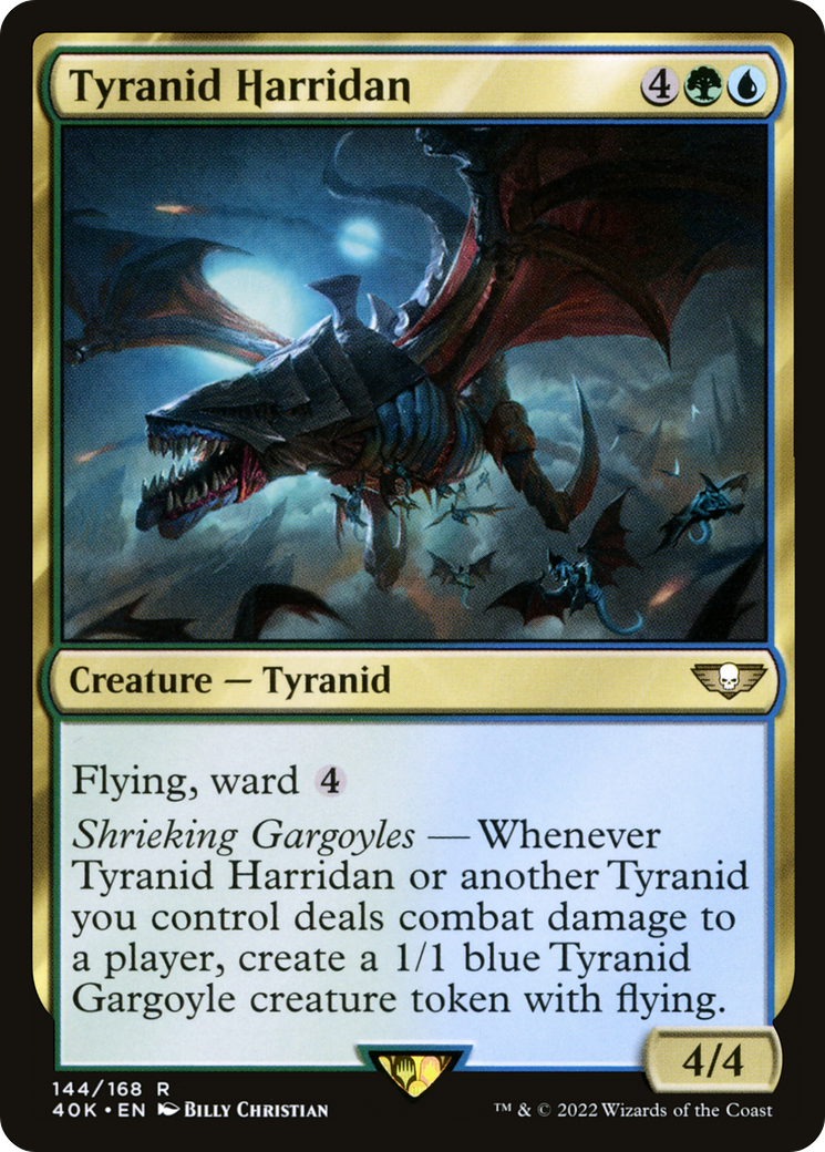 Tyranid Harridan (40K-144) - Warhammer 40,000 Commander - Premium MTG Single from Wizards of the Coast - Just $0.25! Shop now at Game Crave Tournament Store