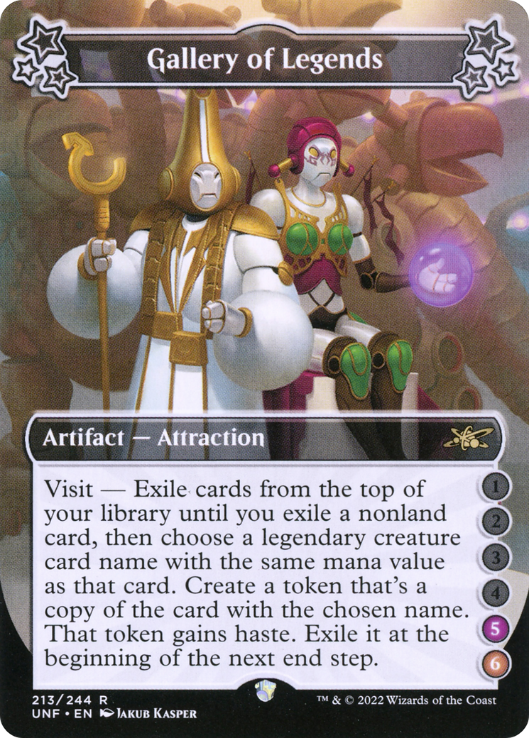 Gallery of Legends (UNF-213B) - Unfinity - Premium MTG Single from Wizards of the Coast - Just $0.25! Shop now at Game Crave Tournament Store