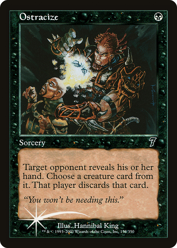 Ostracize (7ED-153★) - Seventh Edition Foil - Premium MTG Single from Wizards of the Coast - Just $1.64! Shop now at Game Crave Tournament Store