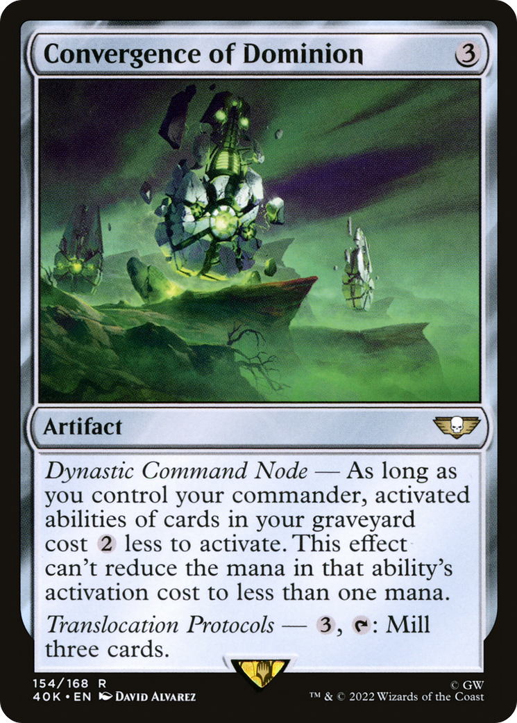 Convergence of Dominion (40K-154) - Warhammer 40,000 Commander - Premium MTG Single from Wizards of the Coast - Just $0.19! Shop now at Game Crave Tournament Store