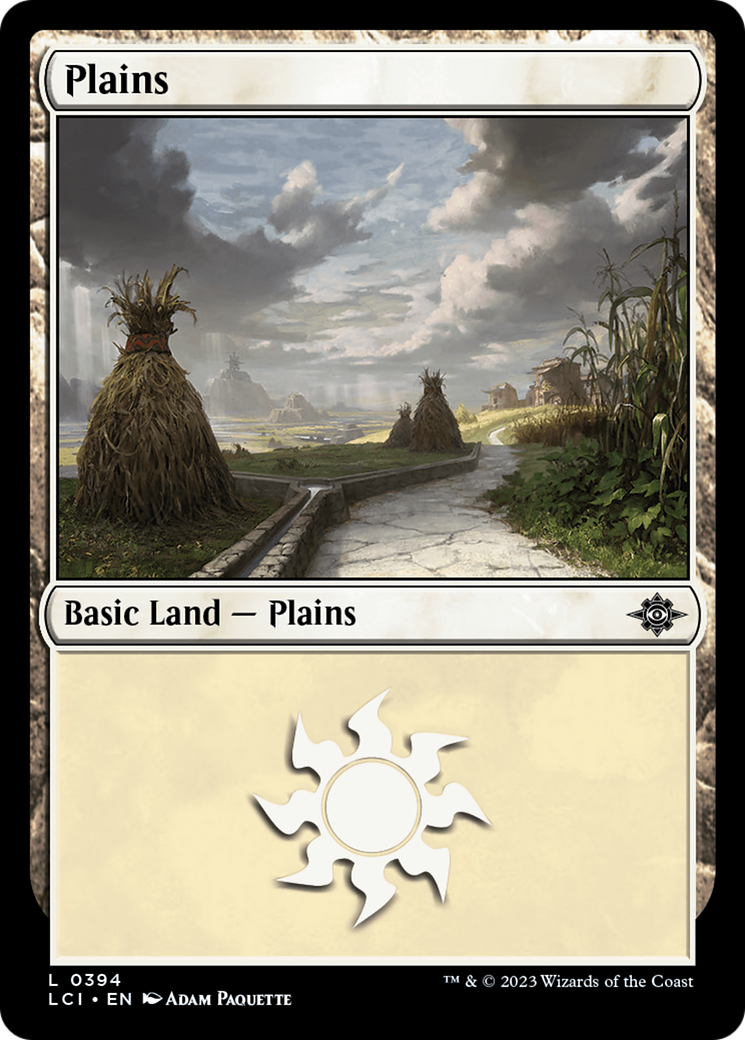 Plains (LCI-394) - The Lost Caverns of Ixalan - Premium MTG Single from Wizards of the Coast - Just $0.08! Shop now at Game Crave Tournament Store