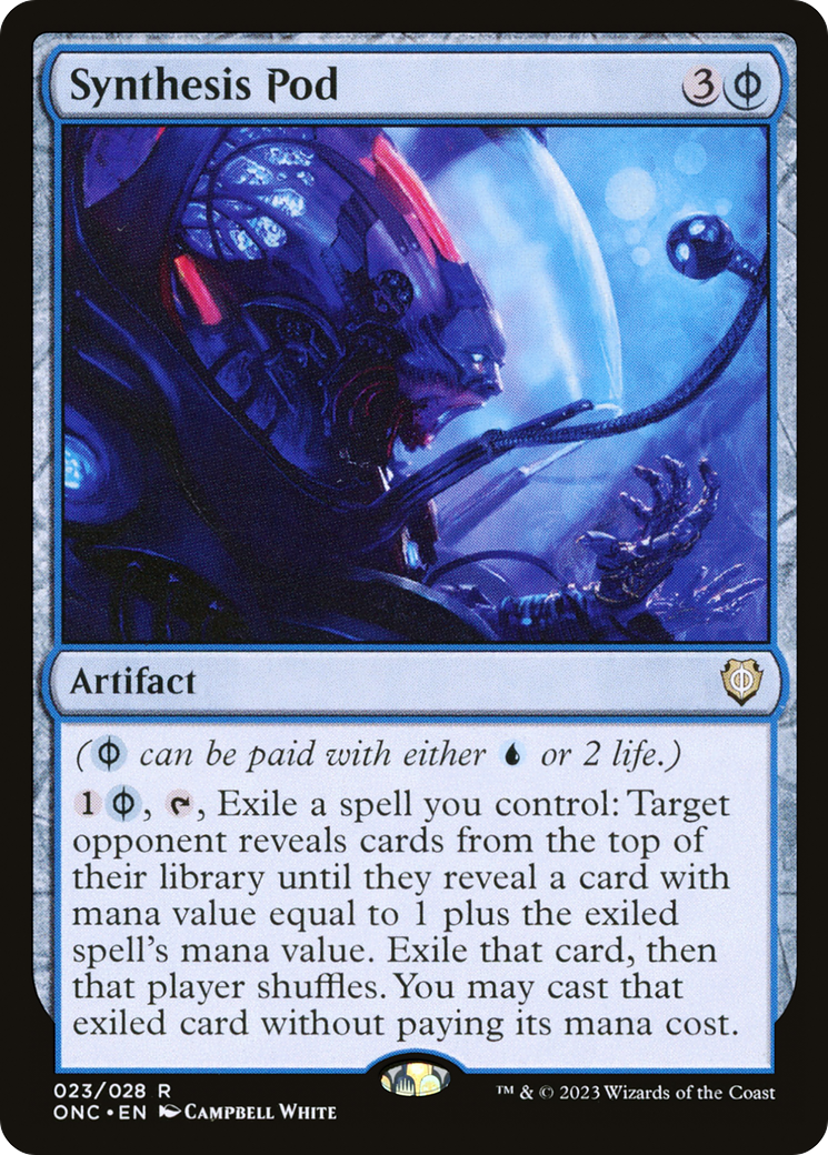 Synthesis Pod (ONC-023) - Phyrexia: All Will Be One Commander - Premium MTG Single from Wizards of the Coast - Just $0.08! Shop now at Game Crave Tournament Store