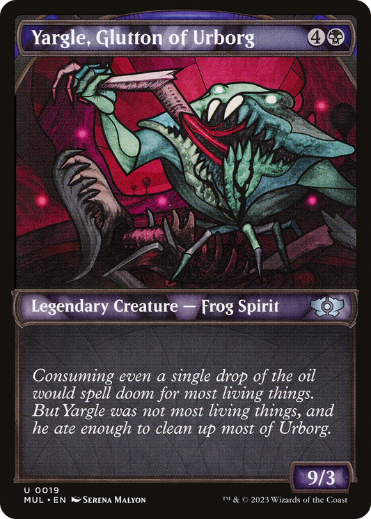 Yargle, Glutton of Urborg (MUL-019) - Multiverse Legends: (Showcase) - Premium MTG Single from Wizards of the Coast - Just $0.25! Shop now at Game Crave Tournament Store