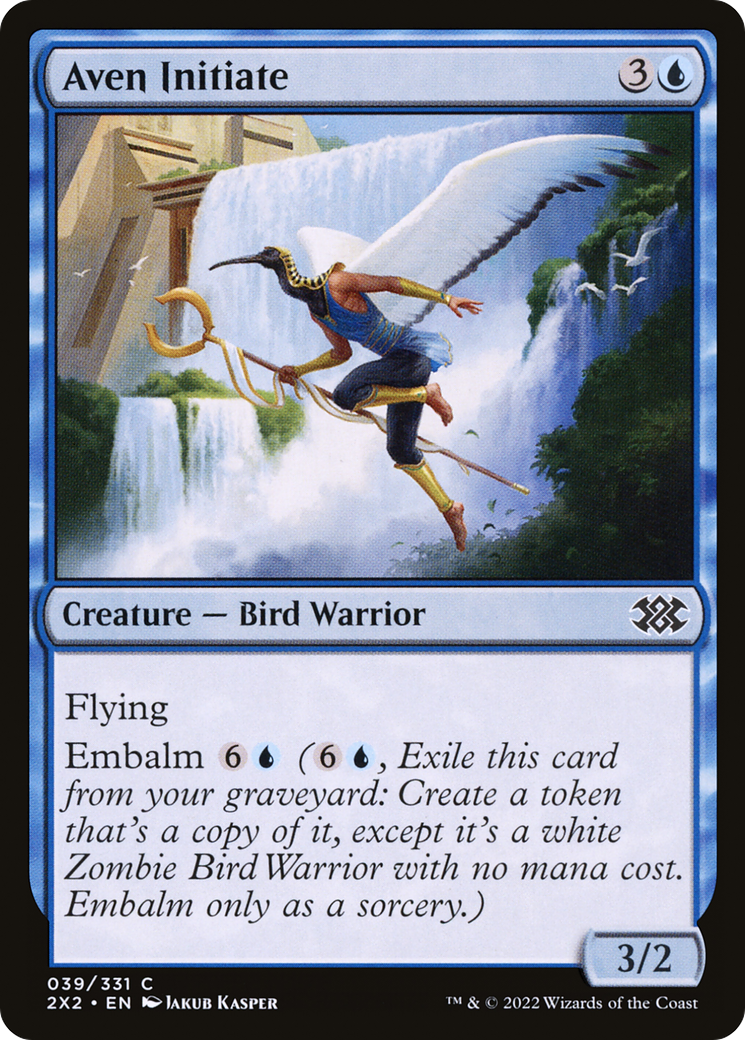 Aven Initiate (2X2-039) - Double Masters 2022 - Premium MTG Single from Wizards of the Coast - Just $0.08! Shop now at Game Crave Tournament Store
