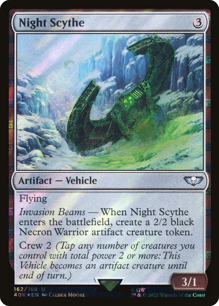 Night Scythe (40K-162★) - Warhammer 40,000 Commander Foil - Premium MTG Single from Wizards of the Coast - Just $0.60! Shop now at Game Crave Tournament Store