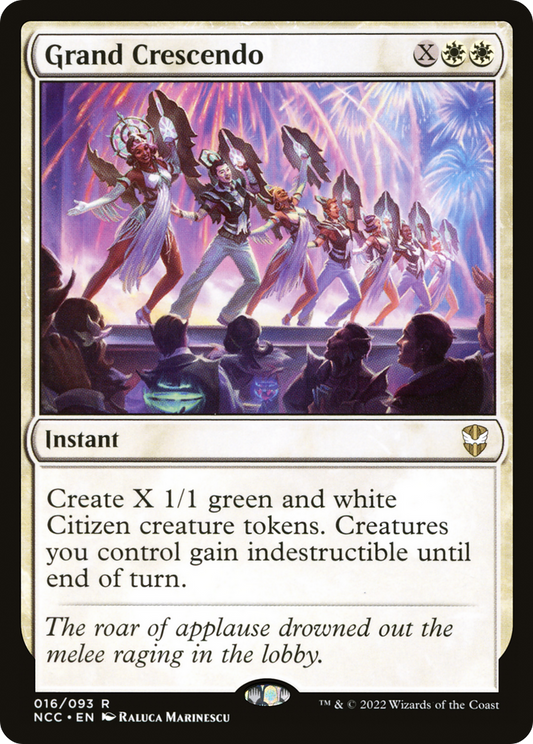 Grand Crescendo (NCC-016) - New Capenna Commander - Premium MTG Single from Wizards of the Coast - Just $5.41! Shop now at Game Crave Tournament Store