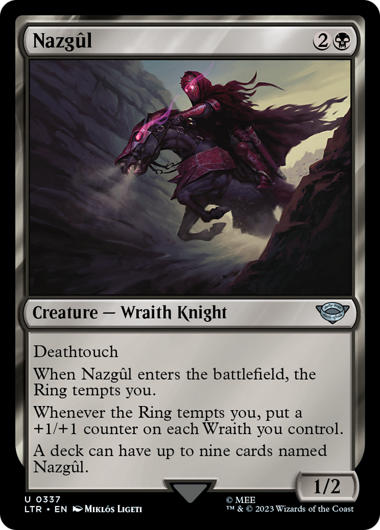 Nazgûl (LTR-337) - The Lord of the Rings: Tales of Middle-earth - Premium MTG Single from Wizards of the Coast - Just $2.14! Shop now at Game Crave Tournament Store