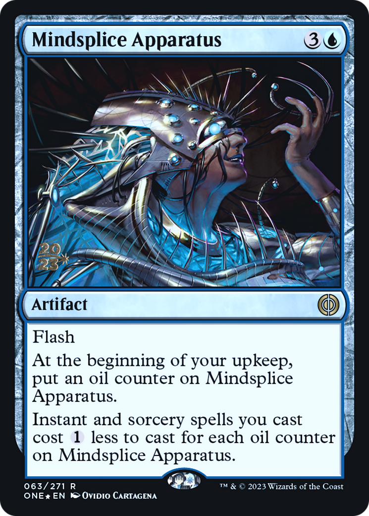 Mindsplice Apparatus (PONE-63S) - Phyrexia: All Will Be One Promos Foil - Premium MTG Single from Wizards of the Coast - Just $0.29! Shop now at Game Crave Tournament Store