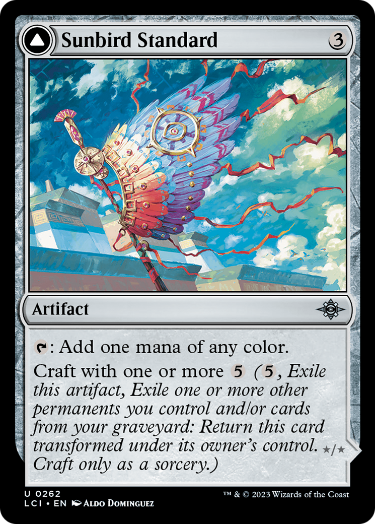 Sunbird Standard // Sunbird Effigy (LCI-262) - The Lost Caverns of Ixalan - Premium MTG Single from Wizards of the Coast - Just $0.08! Shop now at Game Crave Tournament Store