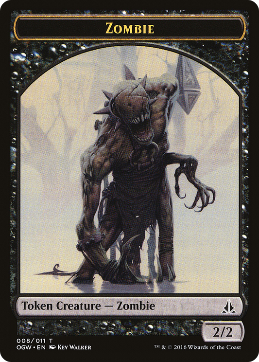 Zombie (TOGW-008) - Oath of the Gatewatch Tokens - Premium MTG Single from Wizards of the Coast - Just $0.08! Shop now at Game Crave Tournament Store