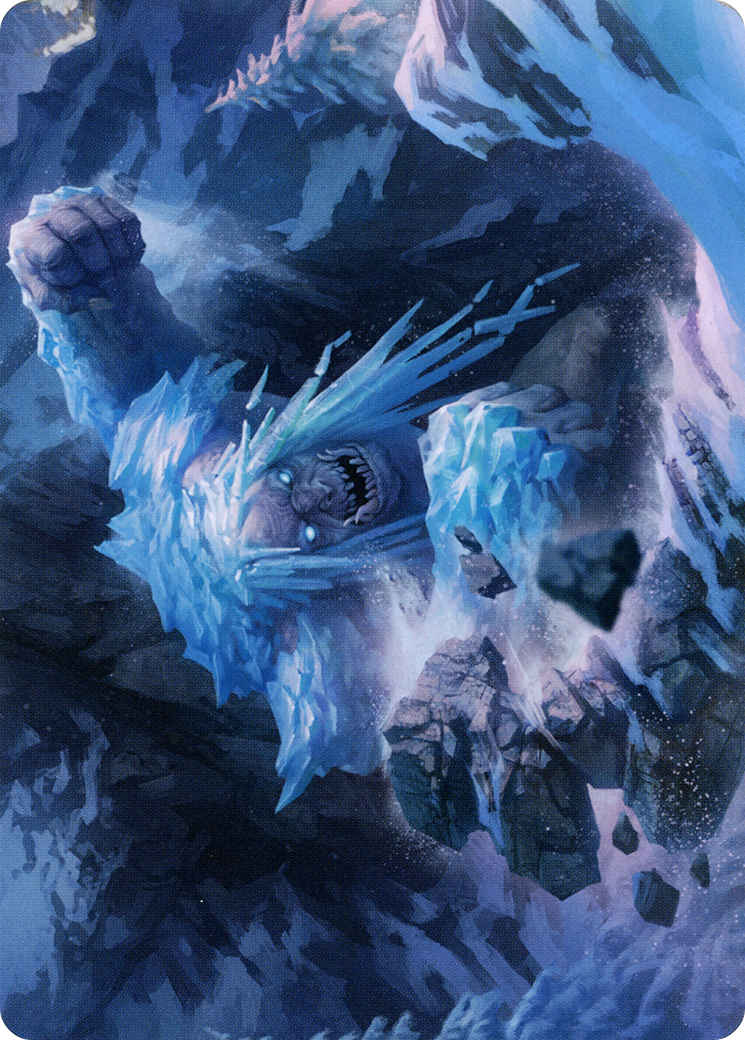 Icehide Troll // Icehide Troll (AKHM-046) - Kaldheim Art Series (Borderless) - Premium MTG Single from Wizards of the Coast - Just $0! Shop now at Game Crave Tournament Store