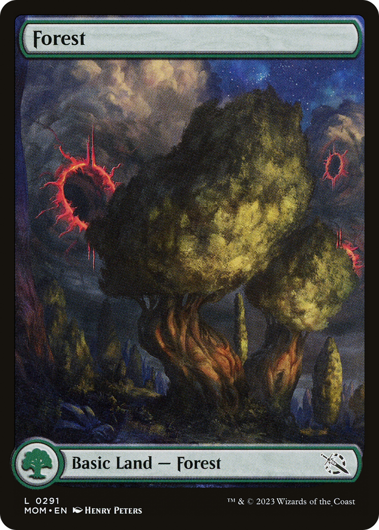 Forest (MOM-291) - March of the Machine: (Full Art) - Premium MTG Single from Wizards of the Coast - Just $0.25! Shop now at Game Crave Tournament Store