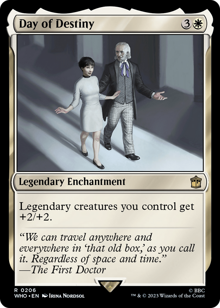 Day of Destiny (WHO-206) - Doctor Who - Premium MTG Single from Wizards of the Coast - Just $0.08! Shop now at Game Crave Tournament Store