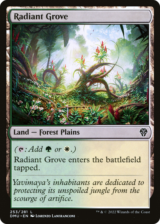 Radiant Grove (DMU-253) - Dominaria United - Premium MTG Single from Wizards of the Coast - Just $0.25! Shop now at Game Crave Tournament Store