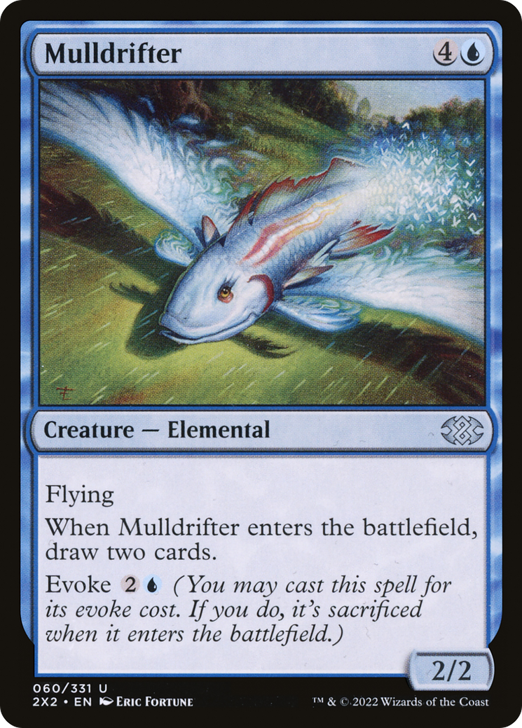 Mulldrifter (2X2-060) - Double Masters 2022 - Premium MTG Single from Wizards of the Coast - Just $0.10! Shop now at Game Crave Tournament Store