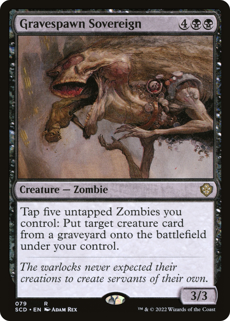 Gravespawn Sovereign (SCD-079) - Starter Commander Decks - Premium MTG Single from Wizards of the Coast - Just $0.08! Shop now at Game Crave Tournament Store