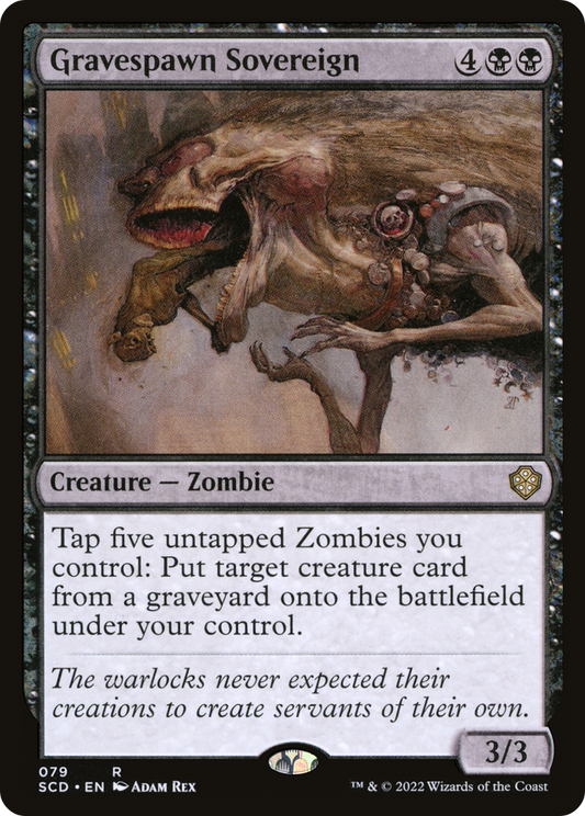 Gravespawn Sovereign (SCD-079) - Starter Commander Decks - Premium MTG Single from Wizards of the Coast - Just $0.08! Shop now at Game Crave Tournament Store