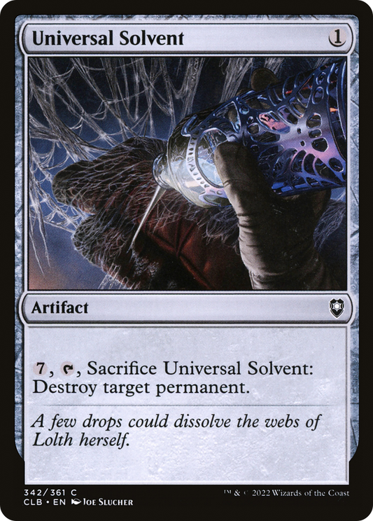 Universal Solvent (CLB-342) - Commander Legends: Battle for Baldur's Gate - Premium MTG Single from Wizards of the Coast - Just $0.08! Shop now at Game Crave Tournament Store