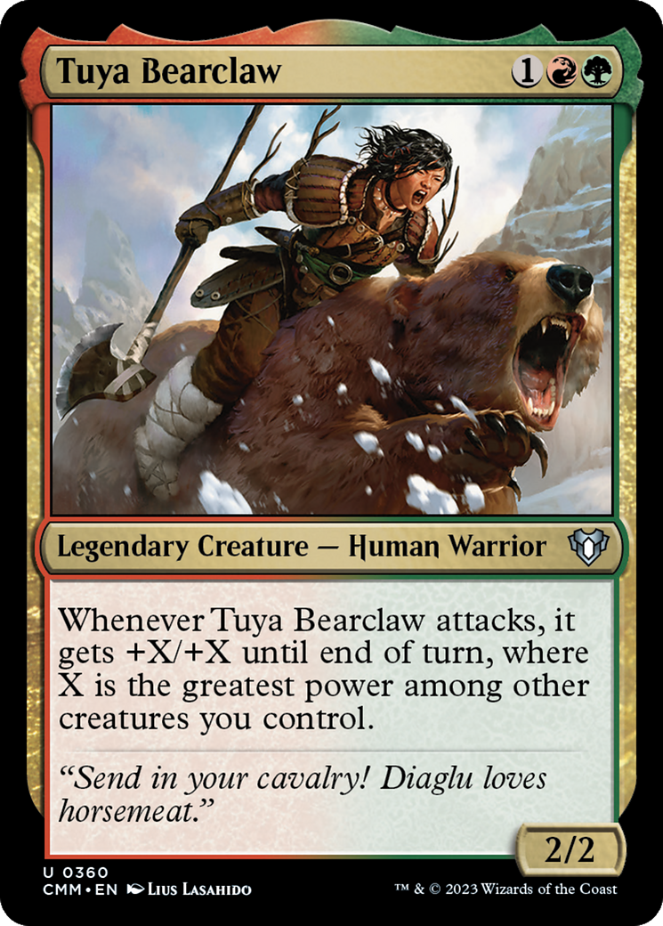 Tuya Bearclaw (CMM-360) - Commander Masters - Premium MTG Single from Wizards of the Coast - Just $0.25! Shop now at Game Crave Tournament Store