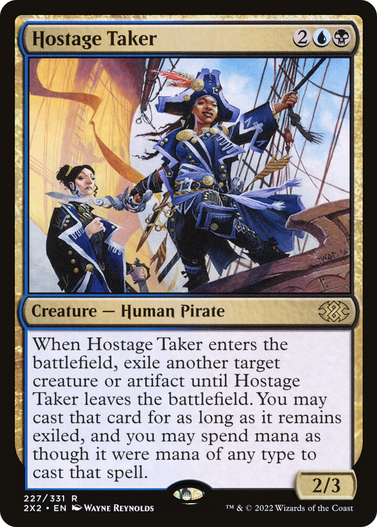 Hostage Taker (2X2-227) - Double Masters 2022 Foil - Premium MTG Single from Wizards of the Coast - Just $0.20! Shop now at Game Crave Tournament Store