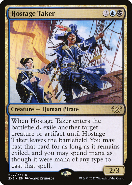 Hostage Taker (2X2-227) - Double Masters 2022 Foil - Premium MTG Single from Wizards of the Coast - Just $0.20! Shop now at Game Crave Tournament Store