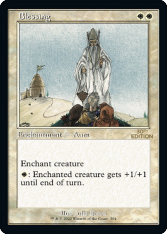 Blessing (30A-304) - 30th Anniversary Edition - Premium MTG Single from Wizards of the Coast - Just $0! Shop now at Game Crave Tournament Store