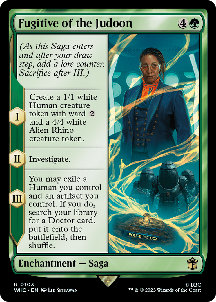 Fugitive of the Judoon (WHO-103) - Doctor Who - Premium MTG Single from Wizards of the Coast - Just $0.25! Shop now at Game Crave Tournament Store