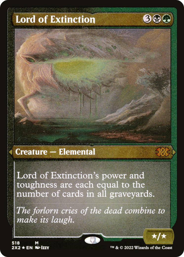 Lord of Extinction (2X2-518) - Double Masters 2022 Etched Foil - Premium MTG Single from Wizards of the Coast - Just $2.38! Shop now at Game Crave Tournament Store