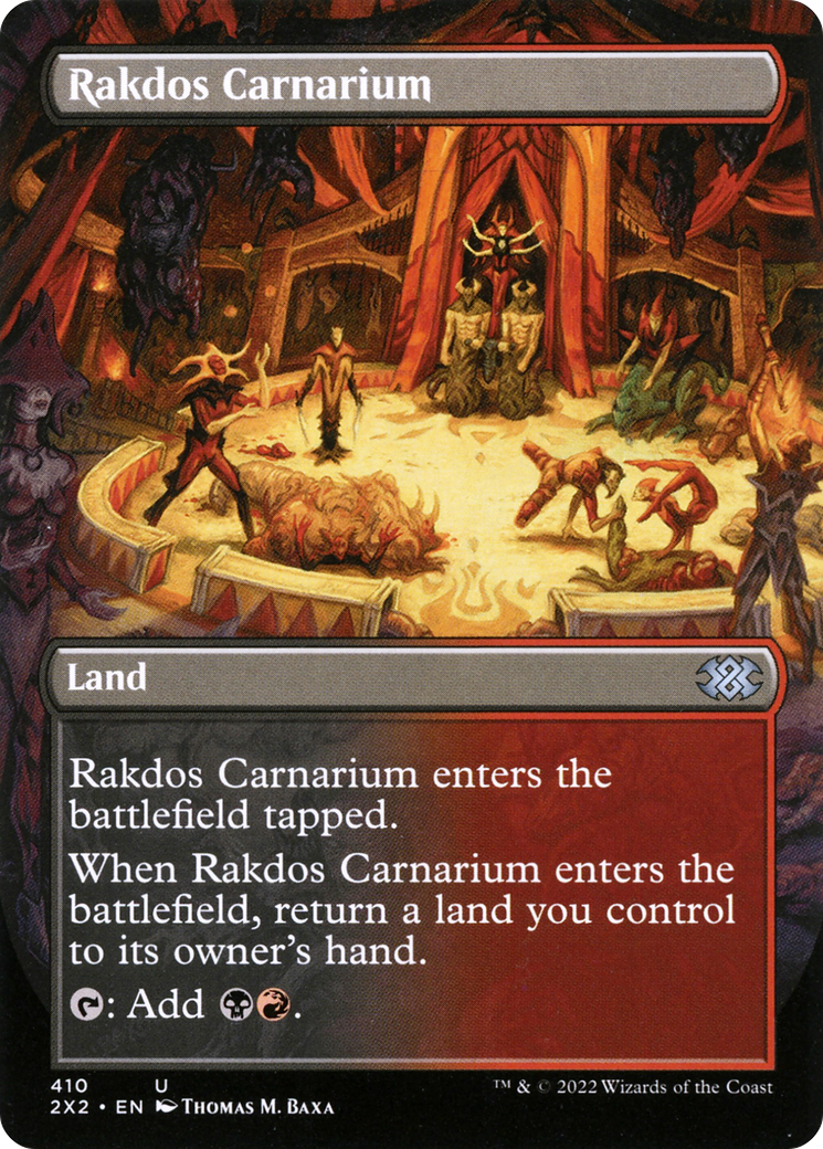 Rakdos Carnarium (2X2-410) - Double Masters 2022 (Borderless) - Premium MTG Single from Wizards of the Coast - Just $0.43! Shop now at Game Crave Tournament Store