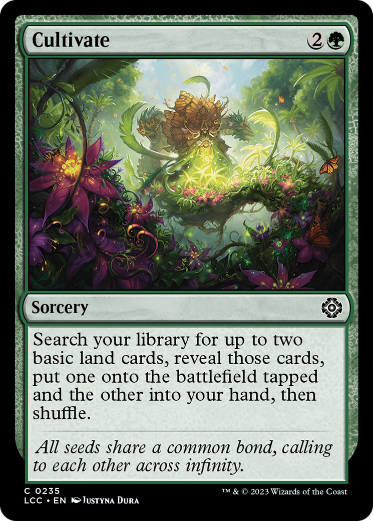 Cultivate (LCC-235) - The Lost Caverns of Ixalan Commander - Premium MTG Single from Wizards of the Coast - Just $0.08! Shop now at Game Crave Tournament Store