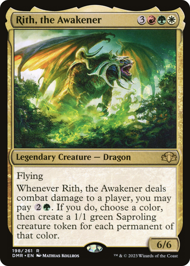 Rith, the Awakener (DMR-198) - Dominaria Remastered Foil - Premium MTG Single from Wizards of the Coast - Just $0.08! Shop now at Game Crave Tournament Store