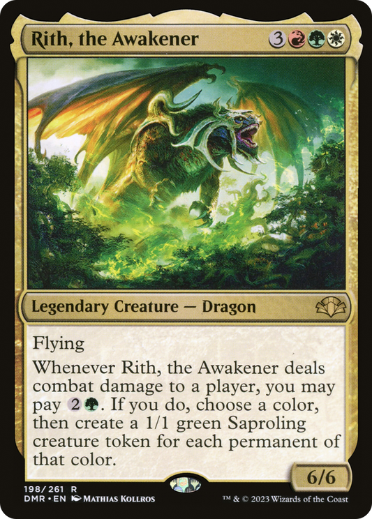 Rith, the Awakener (DMR-198) - Dominaria Remastered Foil - Premium MTG Single from Wizards of the Coast - Just $0.08! Shop now at Game Crave Tournament Store